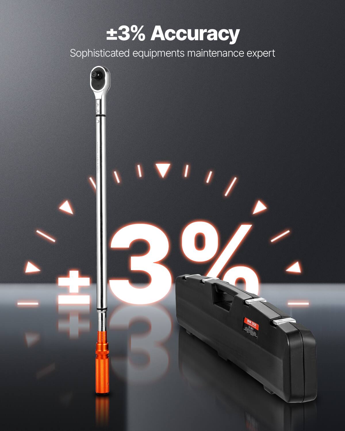 ±3% Accuracy  
Sophisticated equipment maintenance expert