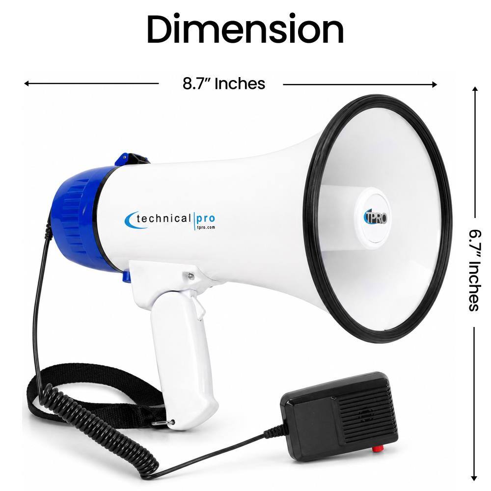 Dimension  
8.7" Inches  
technical pro tpro.com  
UPRO  
6.7" Inches