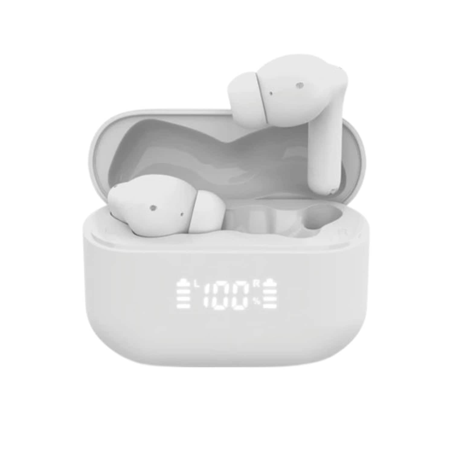 Stock Preferred - Xpods ANC True Wireless Earbuds with Active Noise Cancelling, Bluetooth 5.4, ENC Voice Mics & Wireless Charging Case - W