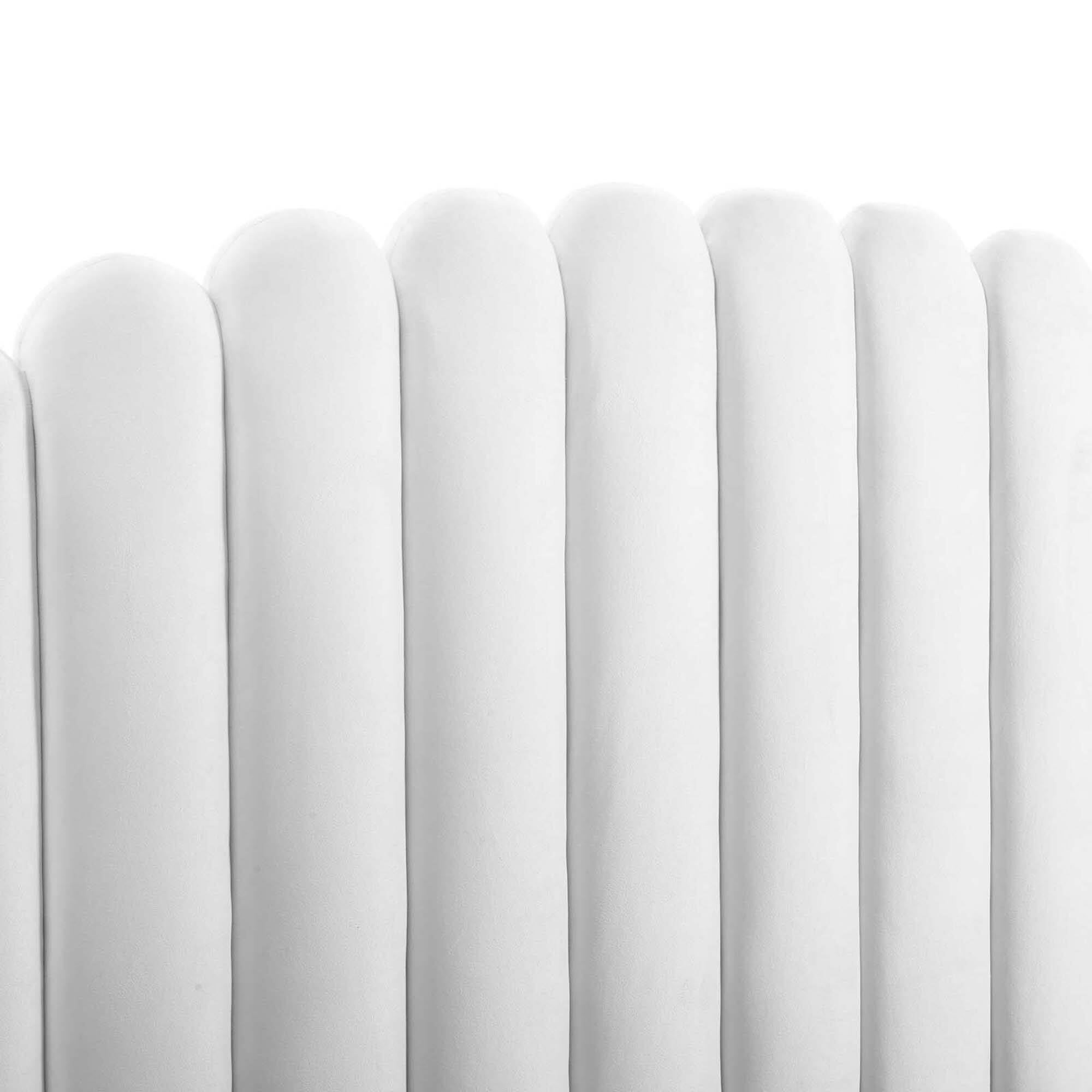 Alt View 4. Modway - Sutton Performance Velvet King Bed Frame - White.