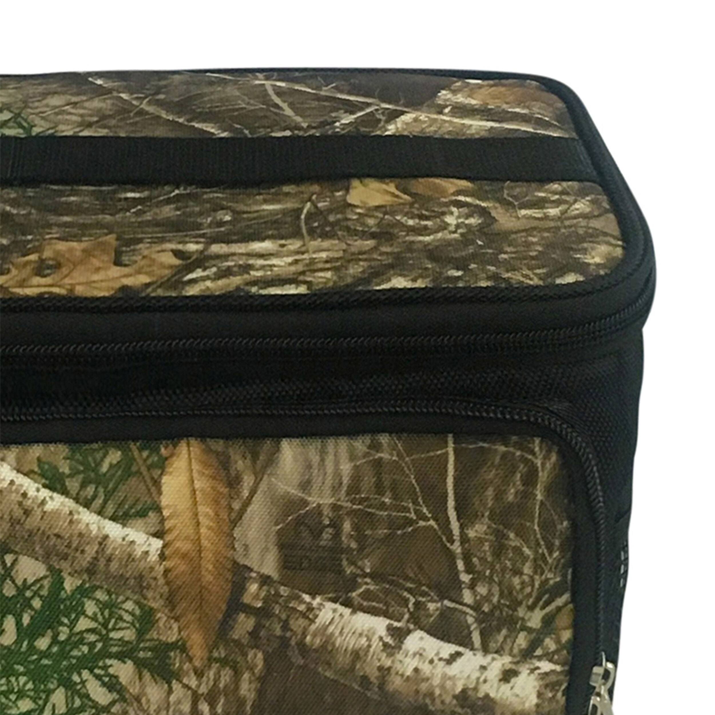 Left. Brentwood - Brentwood Kool Zone 6 Can Insulated Cooler Bag with Hard Liner in Realtree Edge Camo - Realtree Edge Camo.