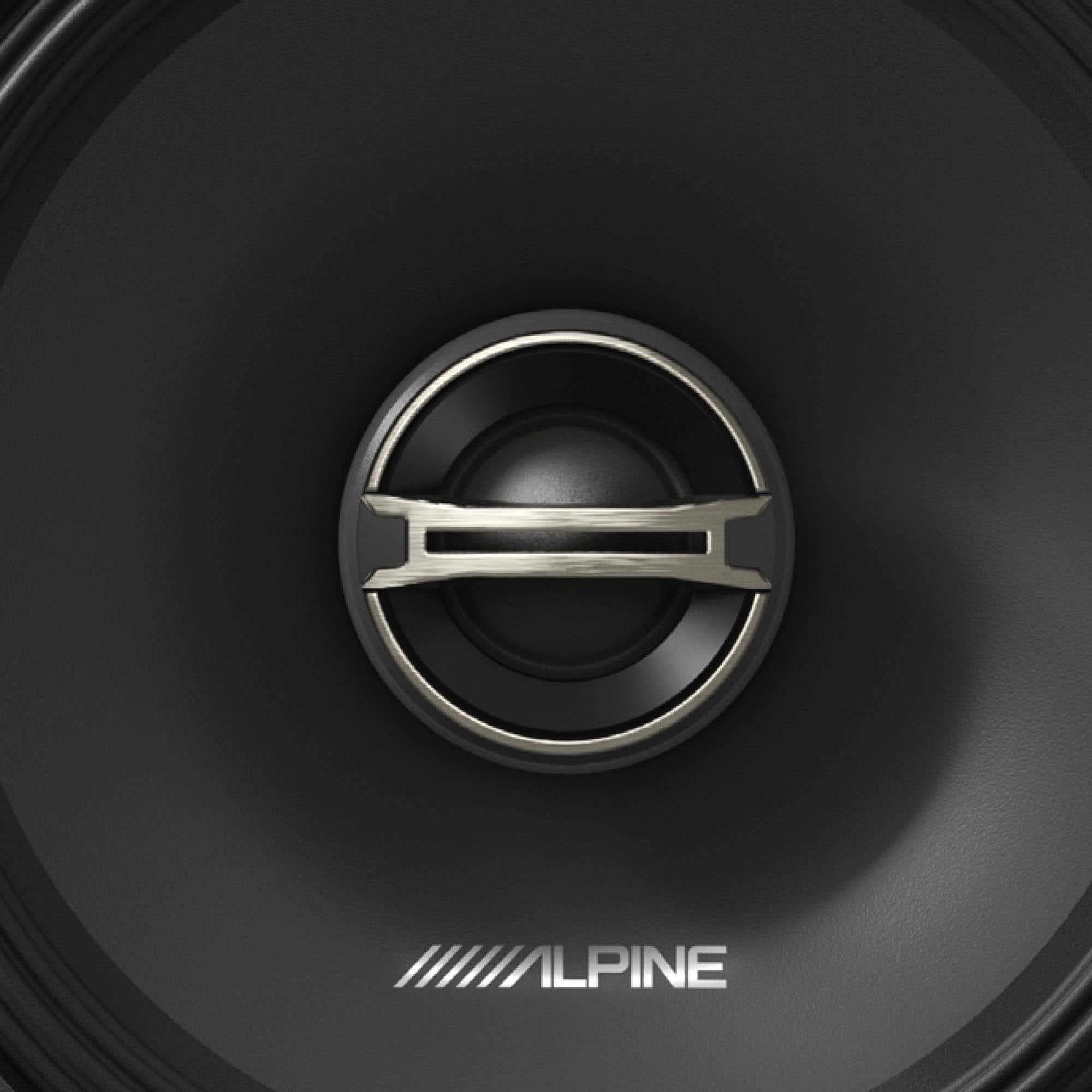 Alpine DM 65 G 6.5” Coaxial 2 Way Speaker Set, Pair Black/Gray DM
