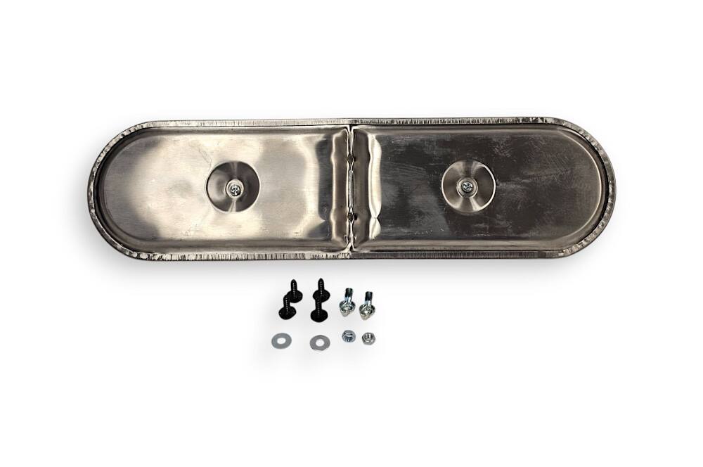 Alt View 4. Music City Metals - Music City Metals - MCM101510225 burner head, ovl twn 2.25, ss, 14.75 x 4.