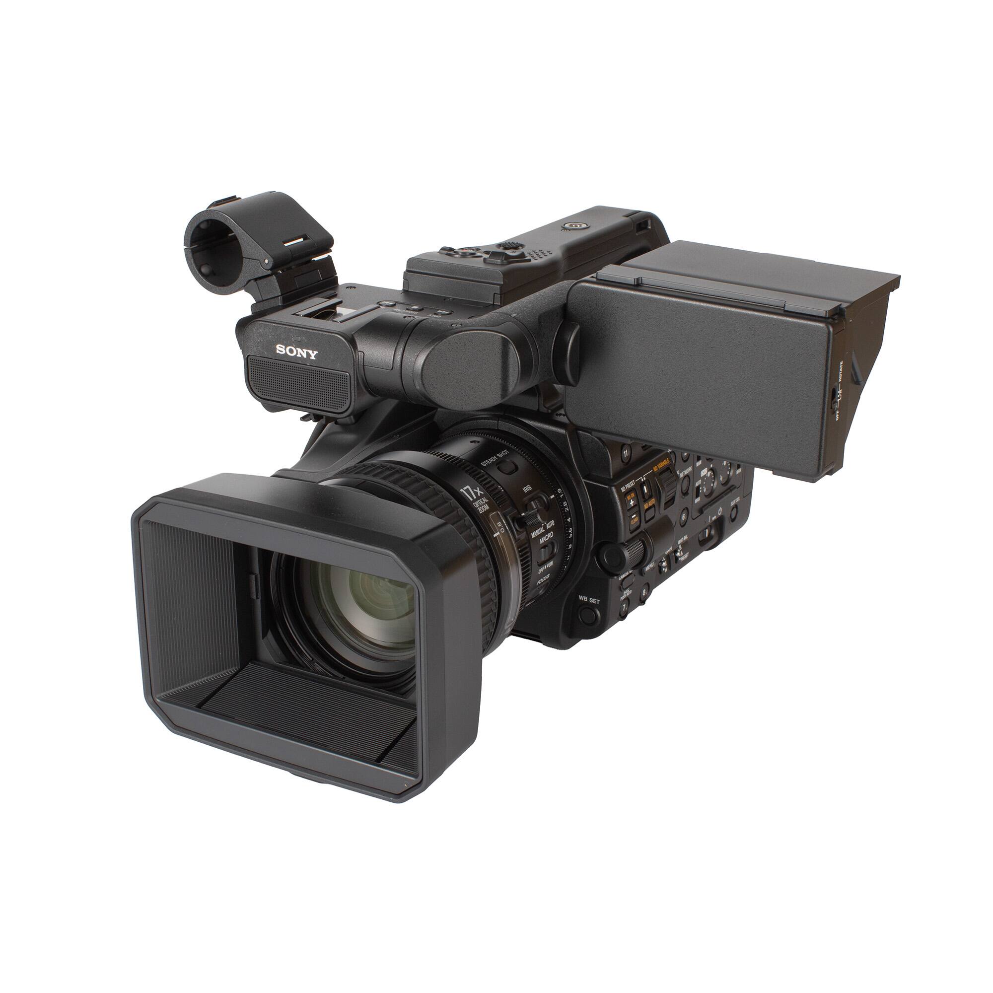 PXW Z300 XDCAM Camcorder + 4K Monitor + Sony Mic + Headphones +