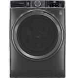 GE Profile - 5.5 Cu. Ft. High Efficiency Stackable Smart Front Load Washer with Steam and UltraFresh Vent System+ With OdorBlock - Carbon Graphite