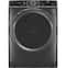 GE Profile - 5.5 Cu. Ft. High Efficiency Stackable Smart Front Load Washer with Steam and UltraFresh Vent System+ With OdorBlock - Carbon Graphite