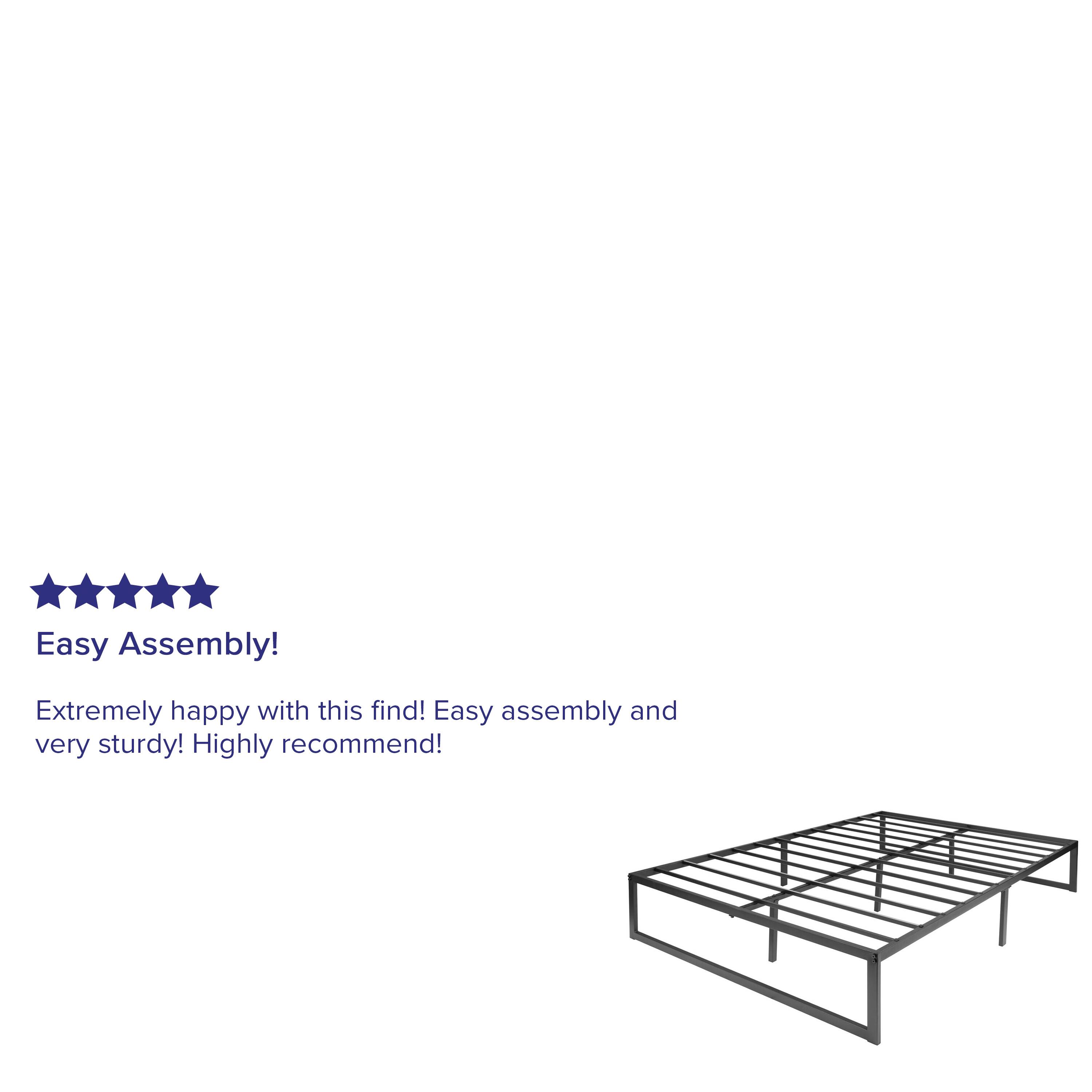 Easy Assembly!  
Extremely happy with this find! Easy assembly and very sturdy! Highly recommend!