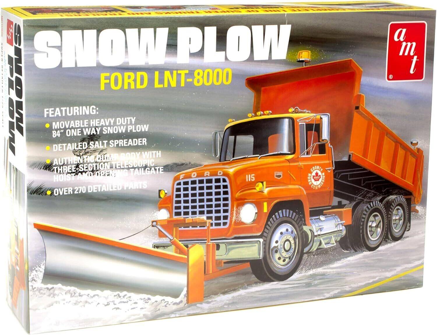 PopMarket AMT Ford LNT 8000 Snow Plow 1/25 Scale Model Kit COLLECTIBLES ...