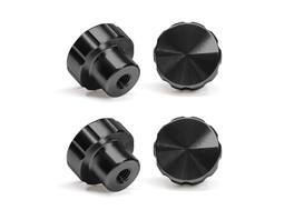 WeatherTech - Solid Billet Aluminum Knobs for CupFone | 4 Pack - Black