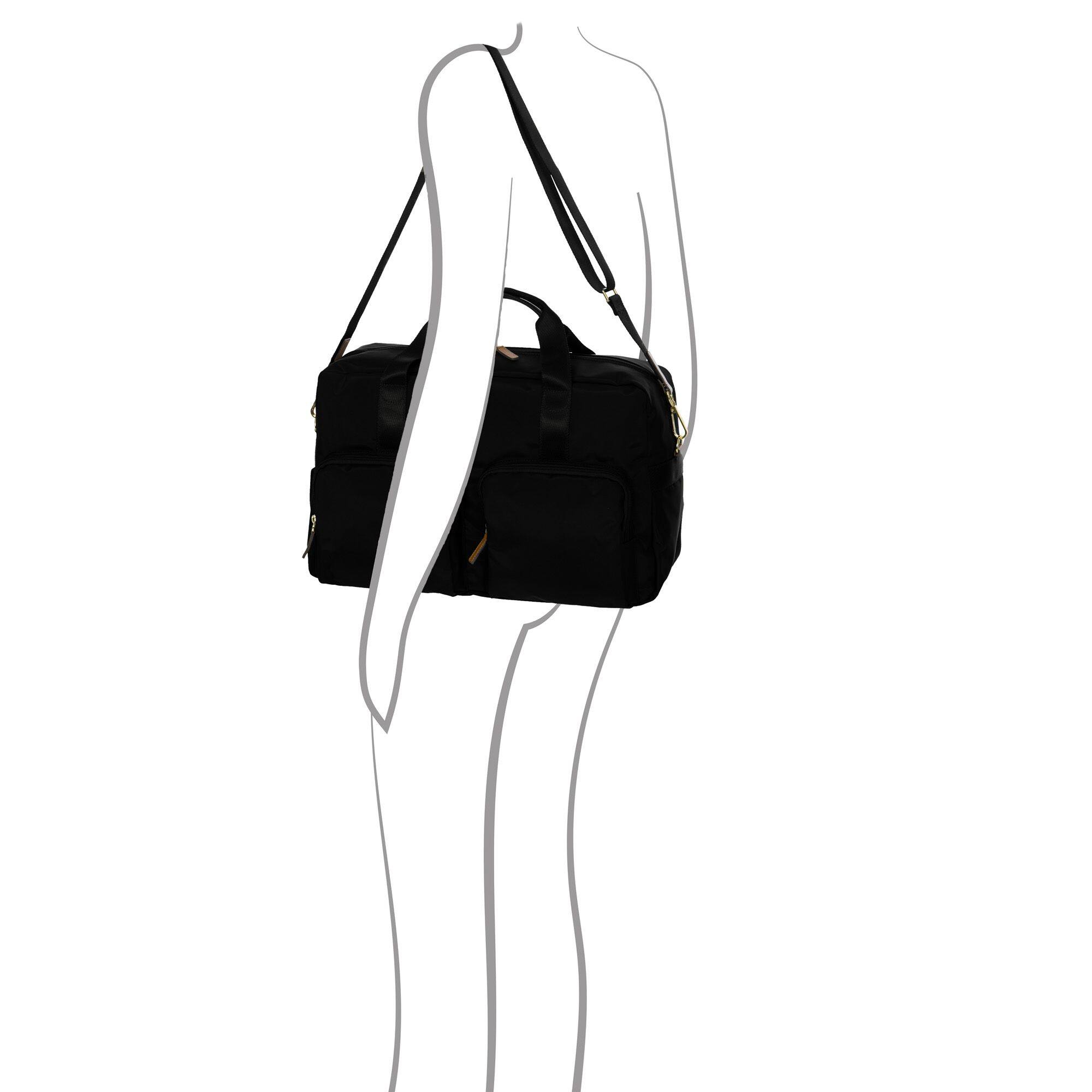 Alt View 3. Bric's - X-travel 18" Boarding Duffle - Black.