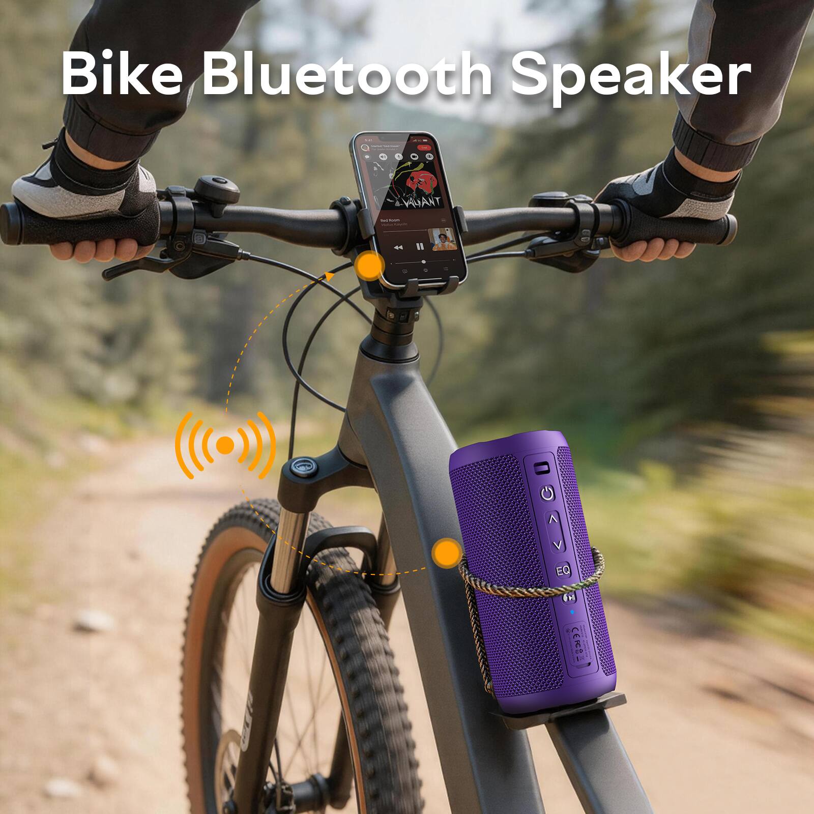 Bike Bluetooth Speaker - VHANT - 11 OV A V EQ