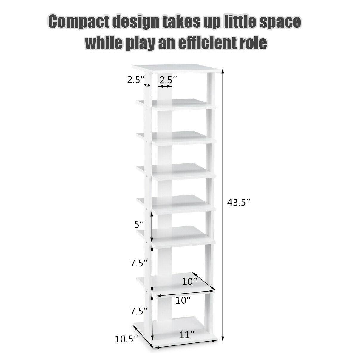 Compact design takes up little space while play an efficient role 2.5" 2.5" 43.5" 5" 7.5" 10" 7.5" 10" 10.5" 11"