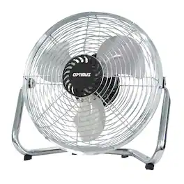 Optimus - 9 in. Industrial Grade High Velocity Fan - Silver