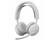 Alt View 7. Logitech - Logitech Zone Wireless 2 ES - Noise-Canceling Wireless Headset with Adaptive Hybrid ANC - Off-White - White.