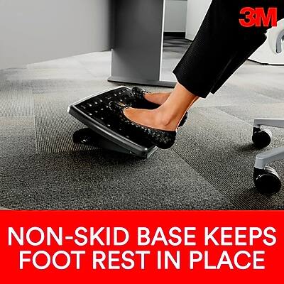 3M NON-SKID BASE KEEPS FOOT REST IN PLACE