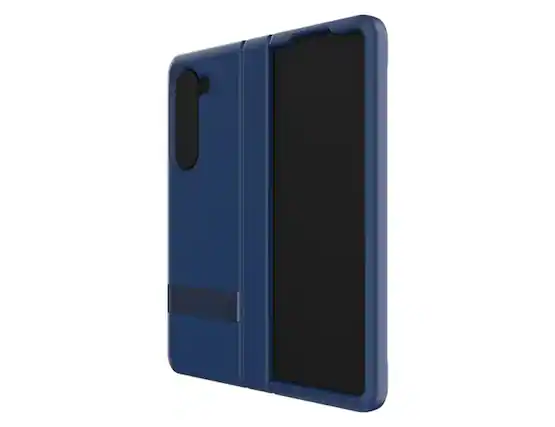 Front. Body Glove - Body Glove Folding Kickstand Navy Blue Case - Samsung Galaxy Z Fold5 - Navy Blue.