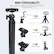 WIDE COMPATIBILITY
Supports compact DSLR cameras, action cameras, smartphones, and other types of equipment.
2.2-3.5" (55-90mm)
For Smartphones
For Compact DSLRs
For Action Cameras