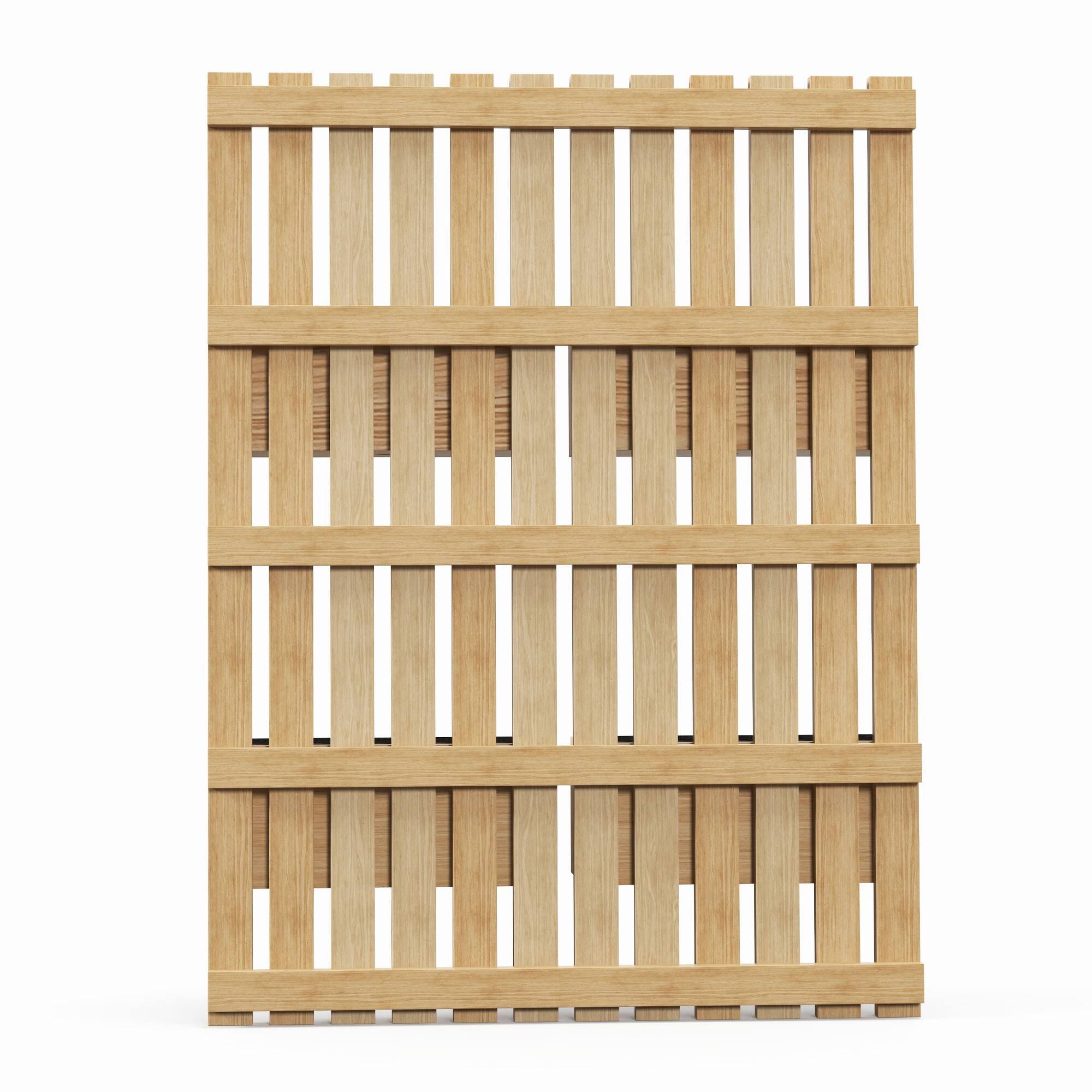 Alt View 8. Outsunny - 4 Box Raised Garden Bed with Trellis for Vine Flowers & Climbing Plants, 31.5" Tall Wall-Mounted Wood Planter Box Set - Natural Wood.