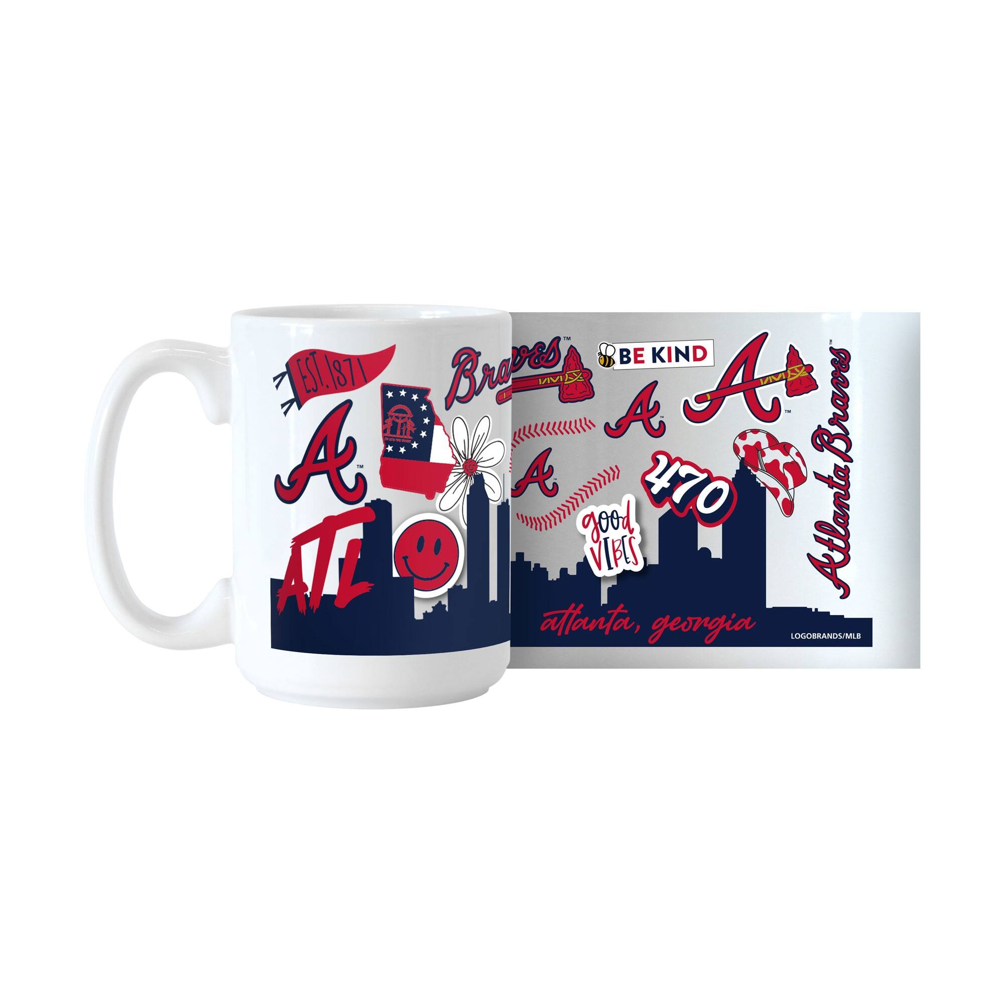 - BE KIND
- EST. 1871
- Braves
- A
- ATL
- 470
- good vibes
- Atlanta, Georgia
- LOGOBRANDS/MLB