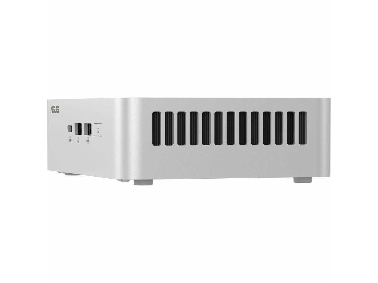 Alt View 1. ASUS - Asus NUC 15 Pro Plus - Intel Core Ultra 5 - 16 GB - 512 GB SSD - Mini PC - Intel Arc 130T - Windows 11 - Pike Silver.