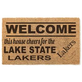 Jardine - Lake Superior State Lakers 18" x 30" Welcome Doormat - Brown