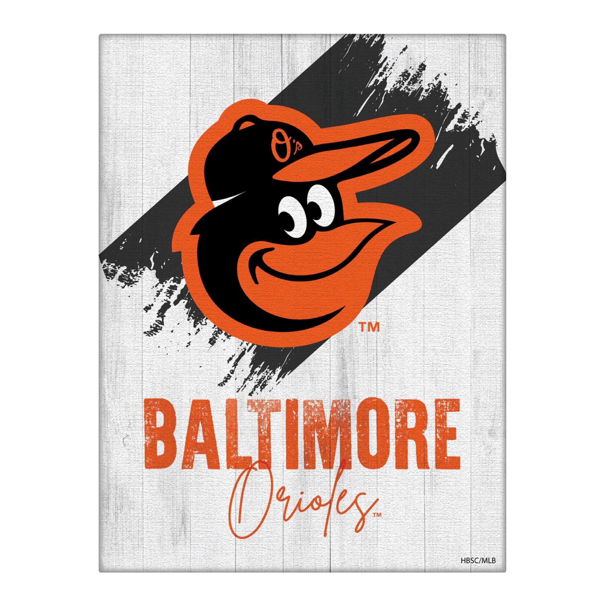 Baltimore Orioles 24" x 32" Team Canvas Wall Art