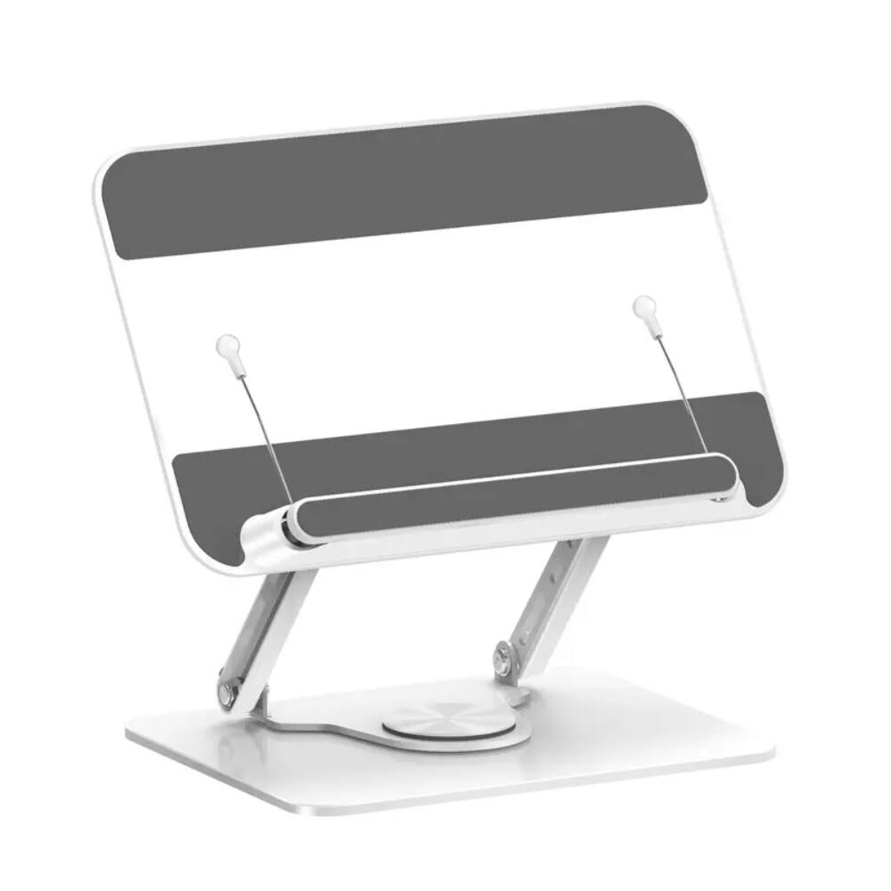Front. Resource Ludis - Foldable Acrylic Tablet and Book Stand - White.