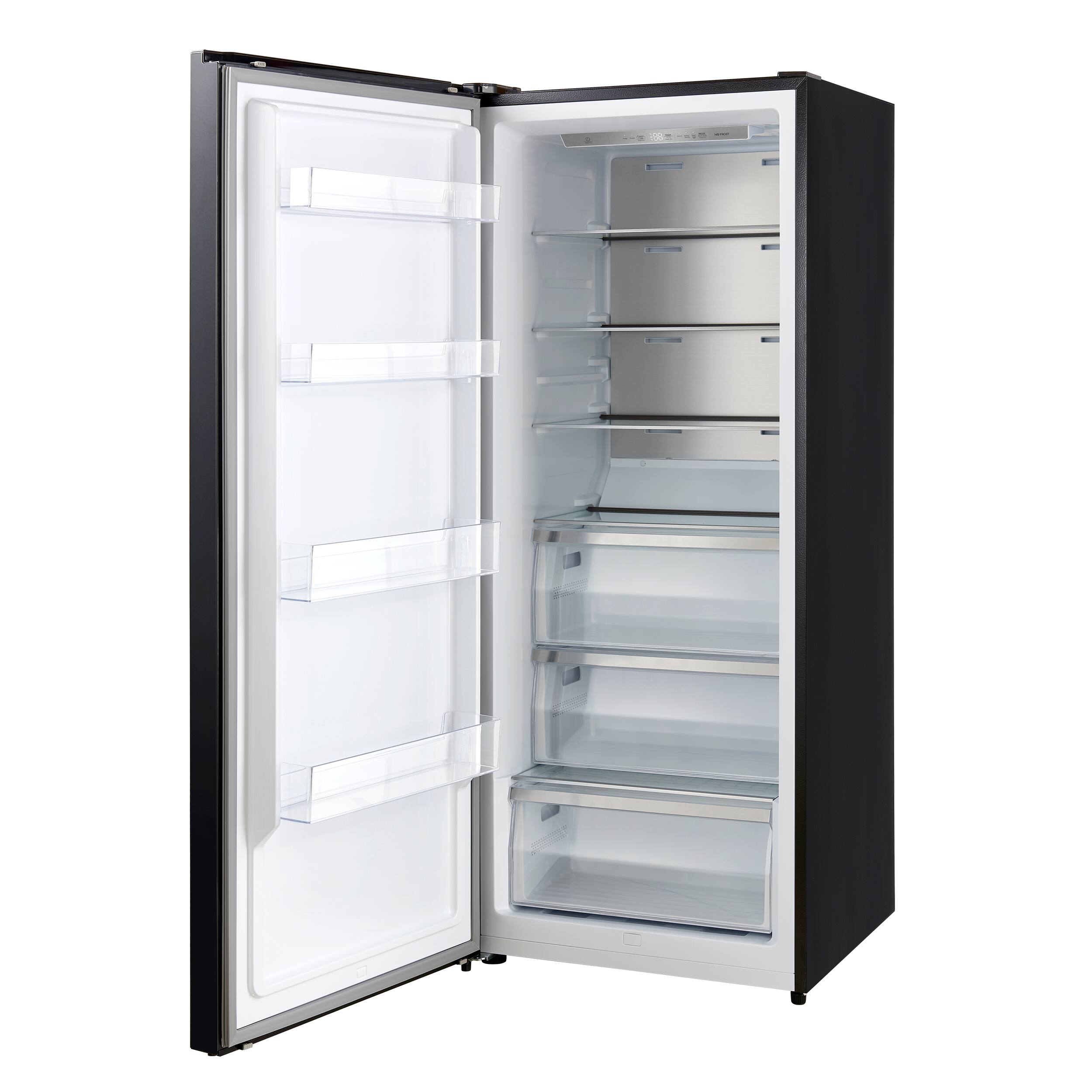 Alt View 6. Forno Appliances - Maderno 13.6 Cu. Ft. Left Swing Upright Convertible Freezer with Antique Brass Handles - Black.