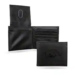 Rico Industries - Arkansas Razorbacks Black Bilfold Wallet with clear ID display - Multi