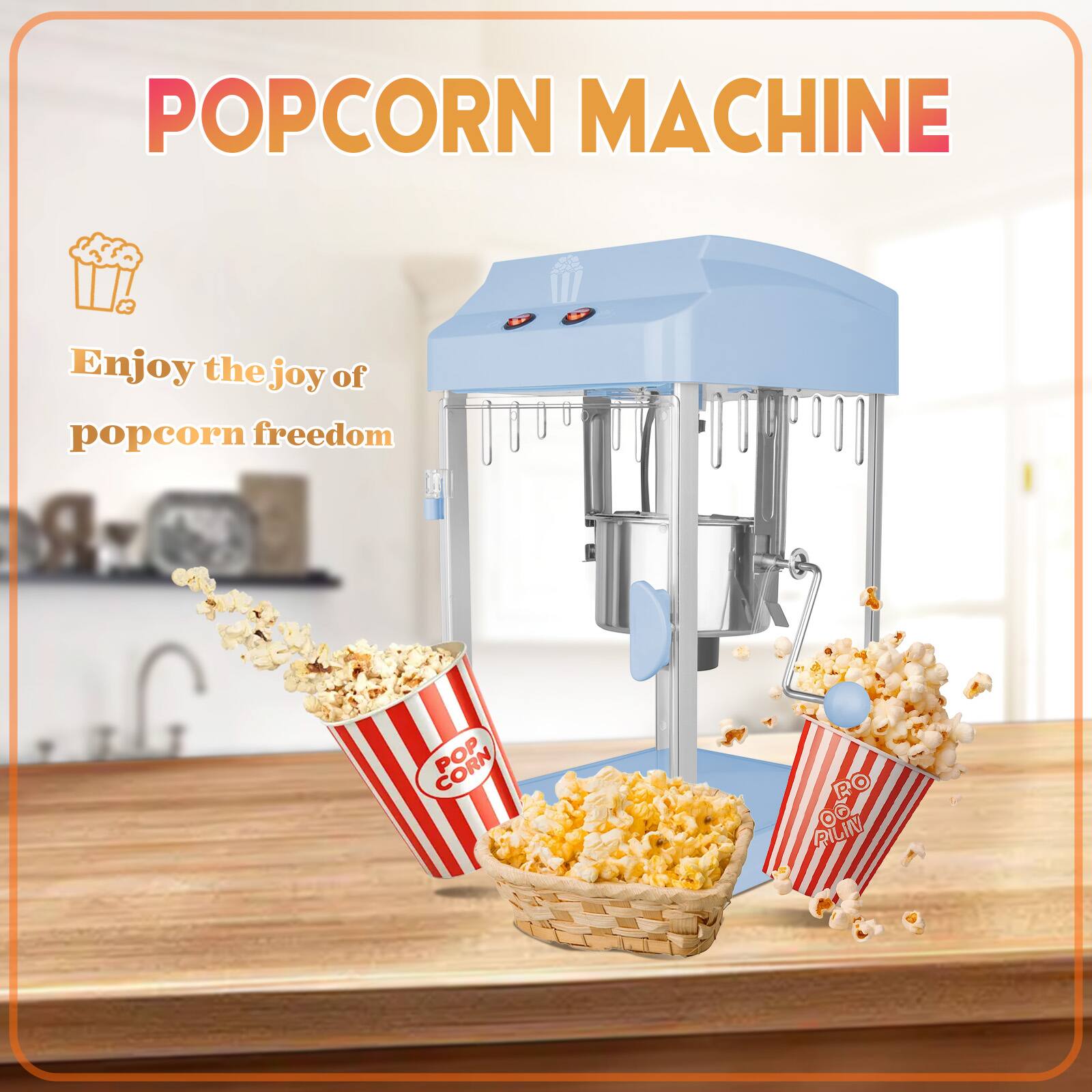 POPCORN MACHINE

Enjoy the joy of popcorn freedom