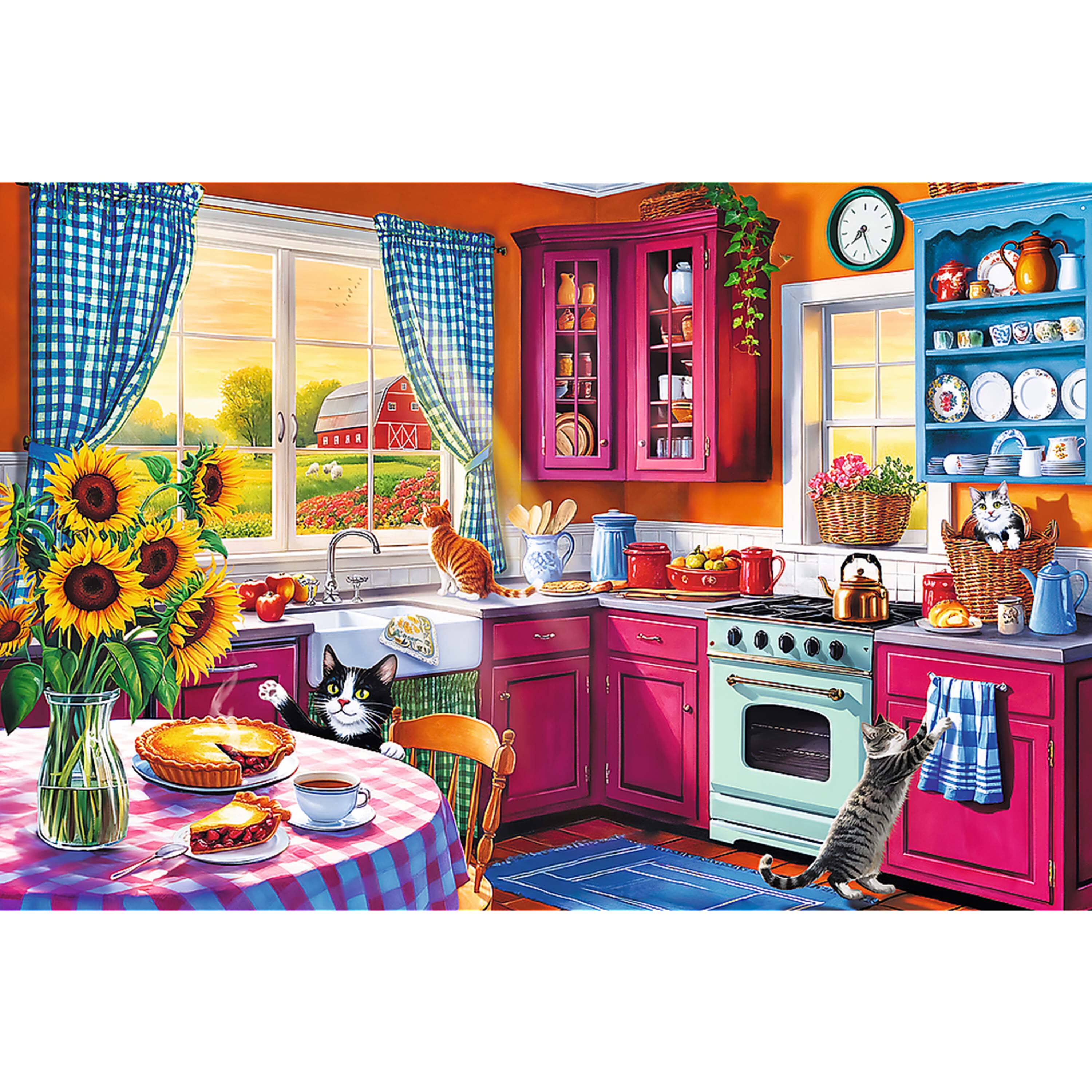 Alt View 1. Trefl - Trefl EasyPiece Morning in the Kitchen 300 Piece Puzzle.