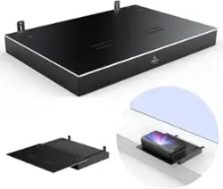 AWOL Vision - IC-A150 Motorized Slider Tray for Ultra short throw(UST) projector, extend to 150" picture, - Black - Front_Zoom