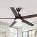 Front. Vaczon - 52-inch Modern 3CCT Dimmable LED Smart Ceiling Fan with Light, Remote and APP Control - Black.