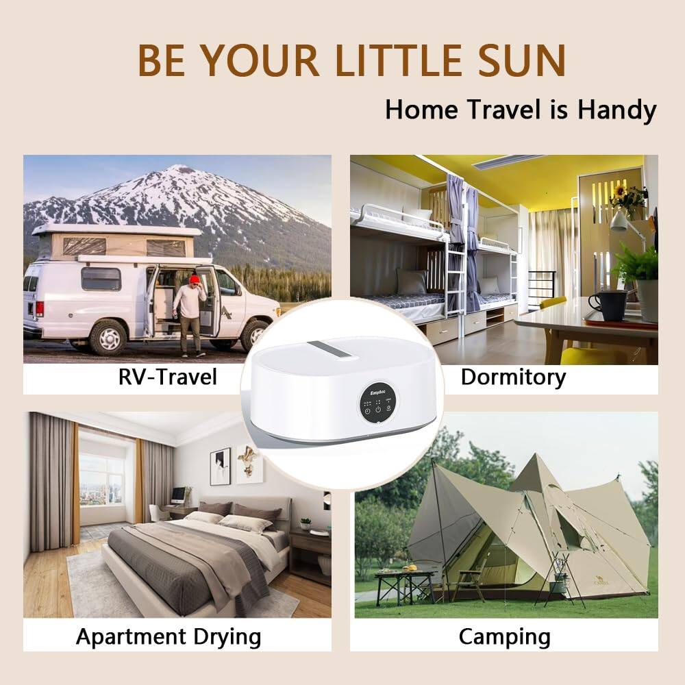 BE YOUR LITTLE SUN  
Home Travel is Handy

- RV-Travel
- Dormitory
- Apartment Drying
- Camping