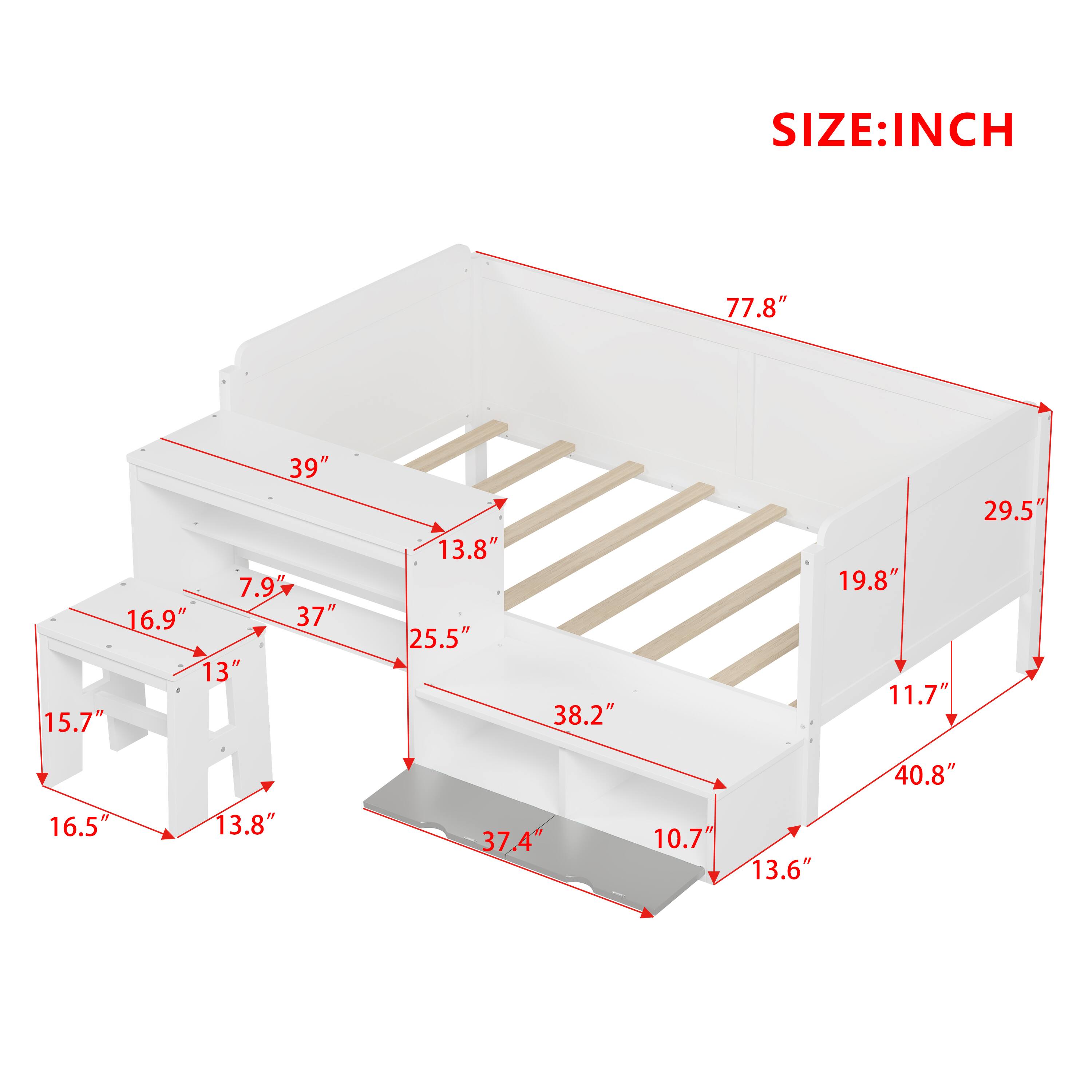 SIZE: INCH

- 77.8"
- 39"
- 7.9"
- 16.9"
- 37"
- 13"
- 15.7"
- 13.8"
- 25.5"
- 38.2"
- 29.5"
- 19.8"
- 11.7"
- 40.8"
- 16.5"
- 13.8"
- 37.4"
- 10.7"
- 13.6"