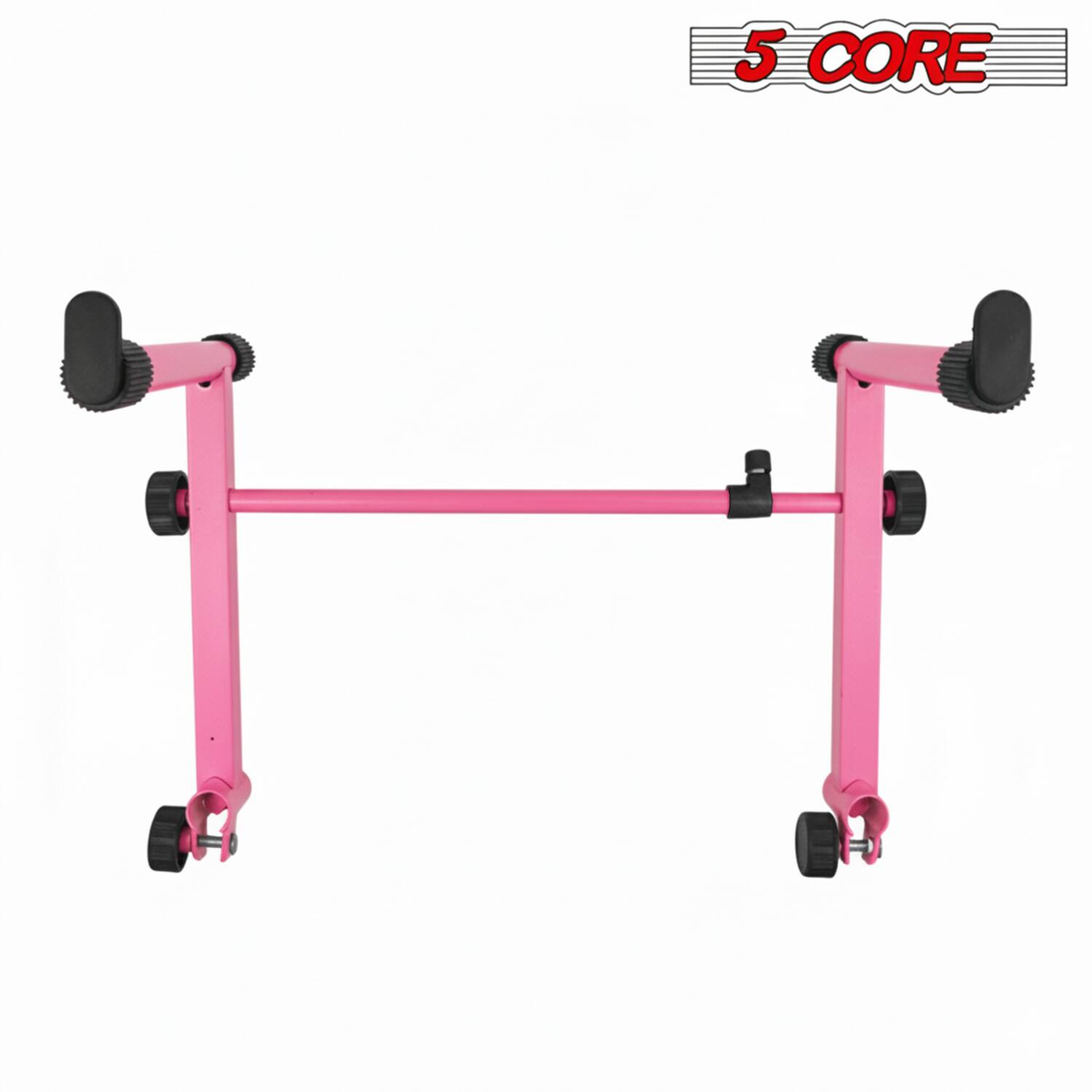 Alt View 2. 5 CORE - 5 Core Keyboard Stand Adapter 2 Tier Adjustable Second Extension Add On for Digital Piano Stands - Pink.
