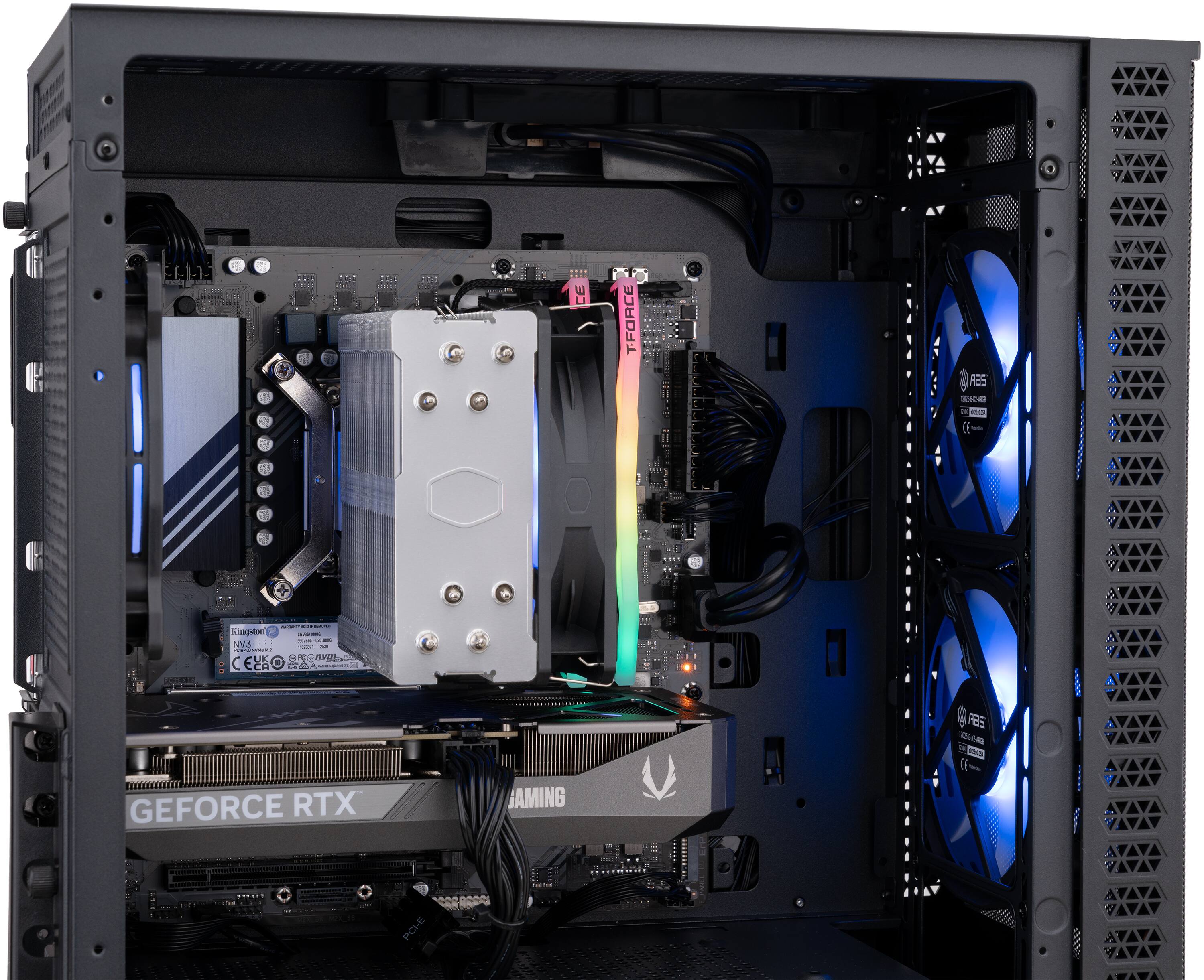 ADVANCED BATTLESTATIONS ABS Cyclone Aqua Gaming PC Windows 11