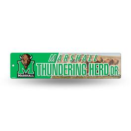 Rico Industries - Marshall Thundering Herd 16" Street Sign for garage, office, man cave or any wall - Multi