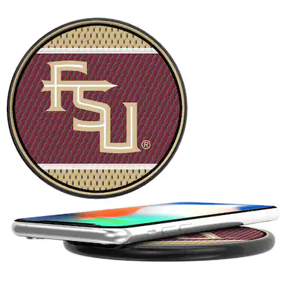 Front. Keyscaper - Florida State Seminoles 15 Watt Wireless Induction Charger - Multicolor.