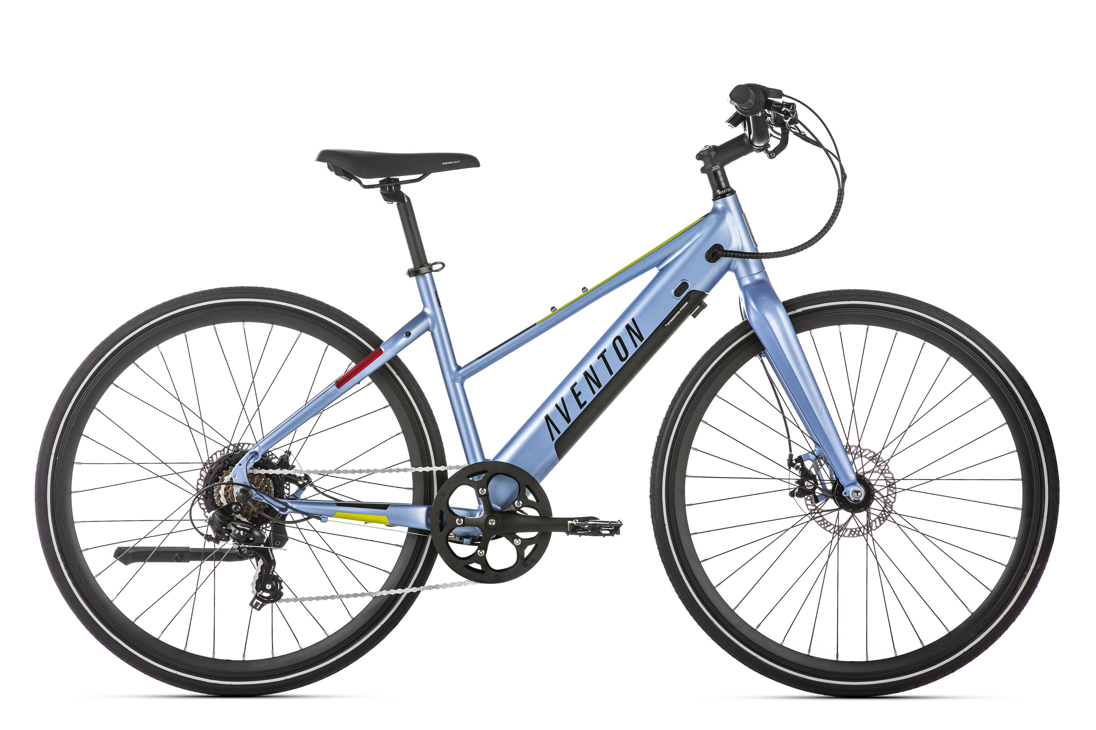 Angle. Aventon - Soltera 7-Speed Step-Through Ebike w/ 40 mile Max Operating Range and 20 MPH Max Speed - Lilac Grey.