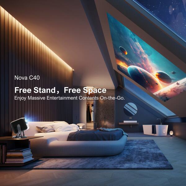 Nova C40  
Free Stand, Free Space  
Enjoy Massive Entertainment Contents On-the-Go.