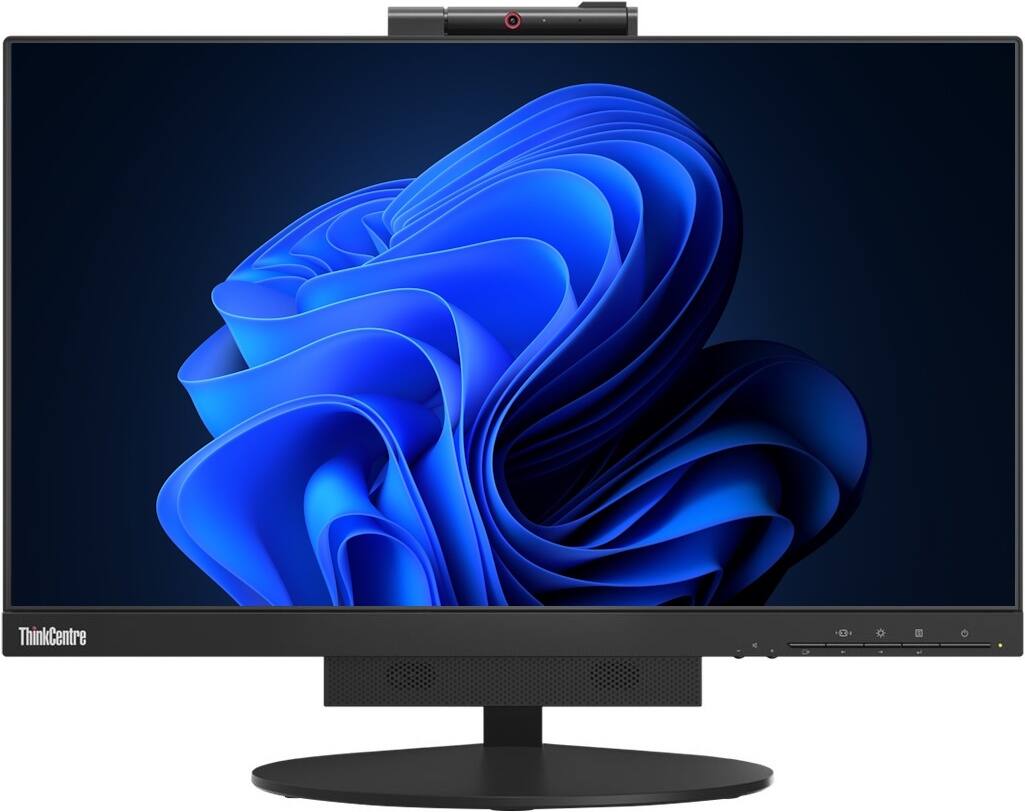 Alt View 11. Lenovo - ThinkCentre M80q-Tiny Desktop - Intel Core i5-10400T - 16GB Memory - 512GB SSD w/ Lenovo TIO 22" G3 Monitor - Black.