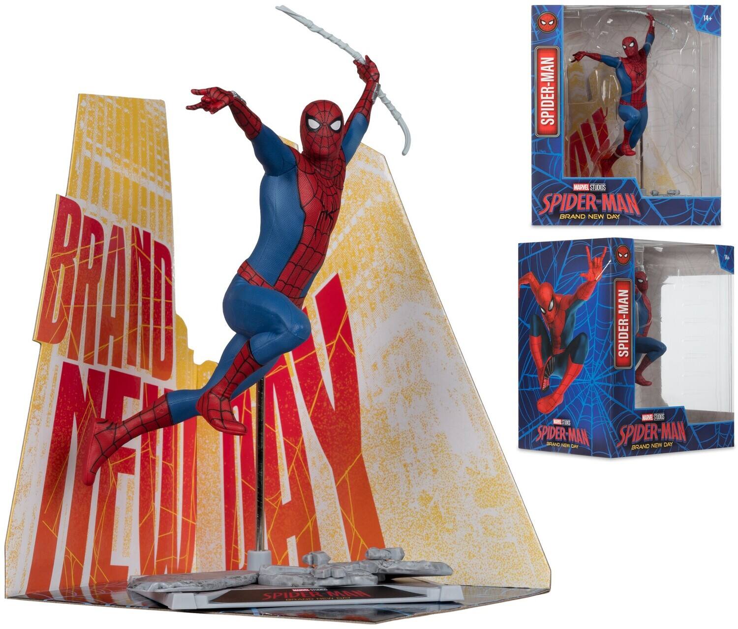 McFarlane Toys - Marvel Studios Spider-Man (Spider-Man: Brand New Day) 1:10 Statue - COLLECTIBLES - Multicolor