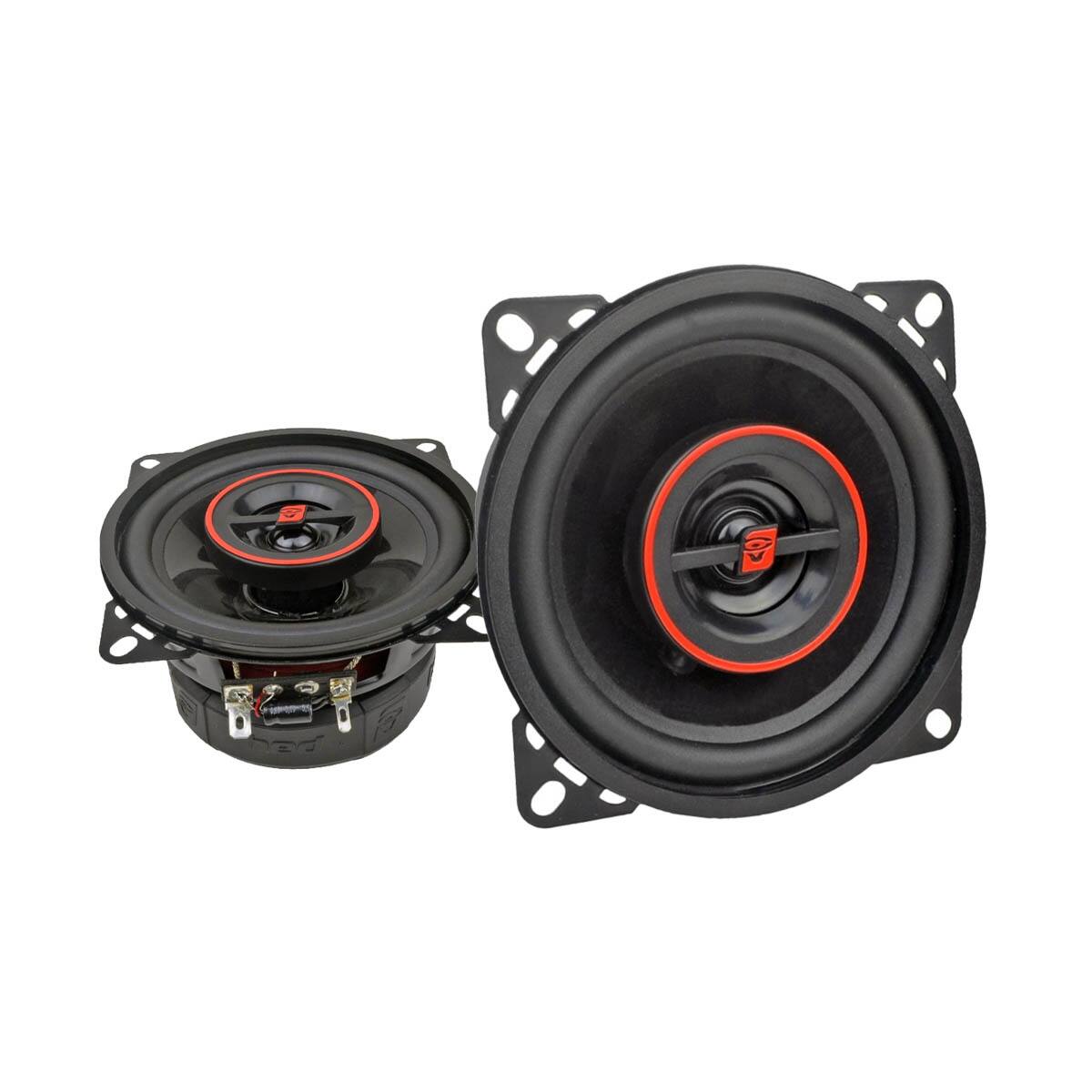 Front. Cerwin Vega - Cerwin-Vega- H740 4" HED Series 2-Way Coaxial Speakers - Black and Red.