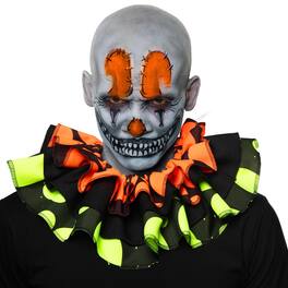Underwraps - Blacklight Reactive Clown Collar Adult Costume Accessory - Orange