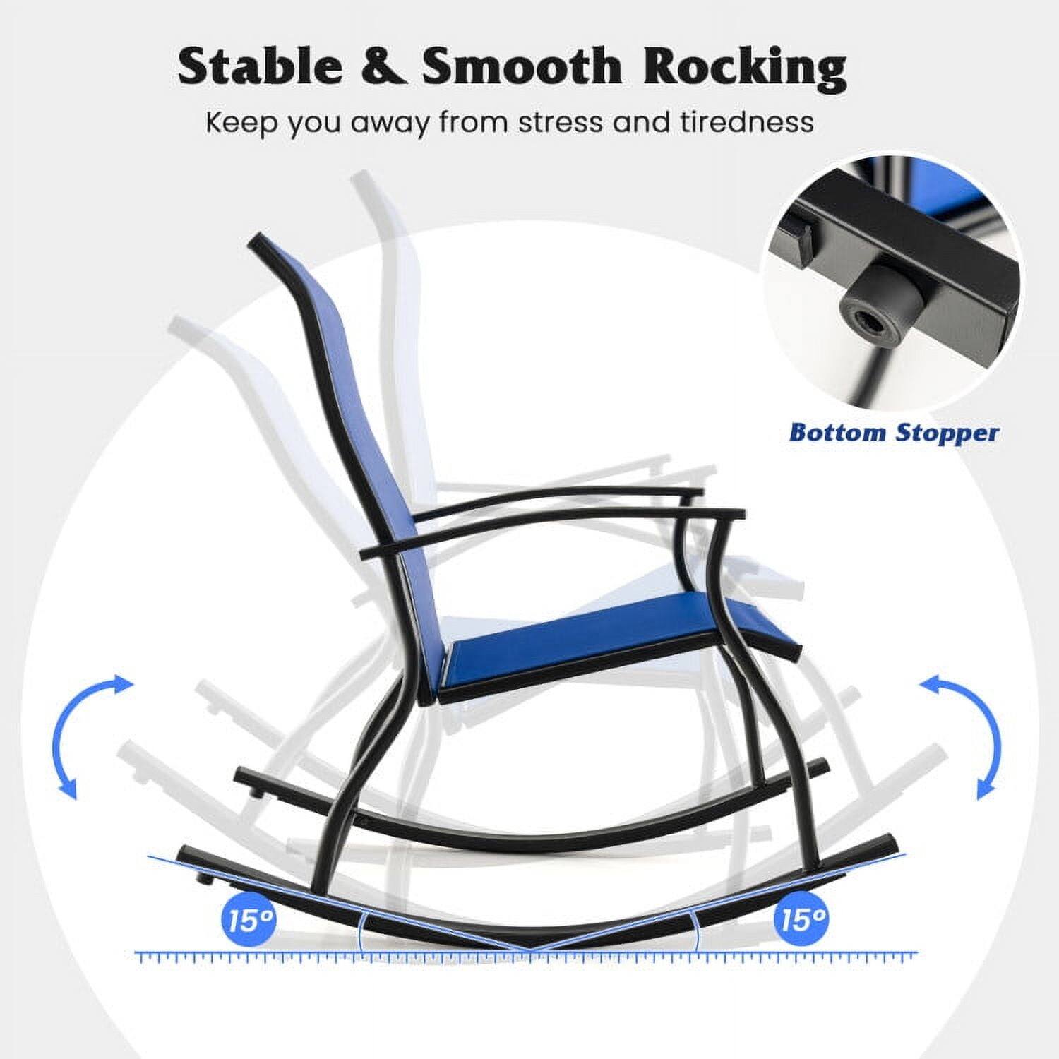 Stable & Smooth Rocking  
Keep you away from stress and tiredness  

Bottom Stopper  

15°