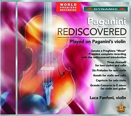Paganini / Fanfoni / Fanfoni / Ballerini - Paganini Rediscovered - Played on Paganini's   - COMPACT DISCS [CD] price history on PriceWatchPro