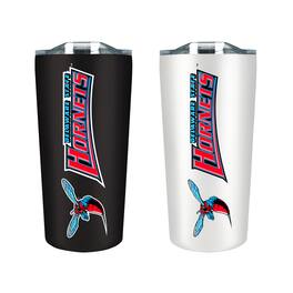 The Fanatic Group - Delaware State Hornets 18oz. Soft Touch Tumbler Two-Piece Set - Multicolor