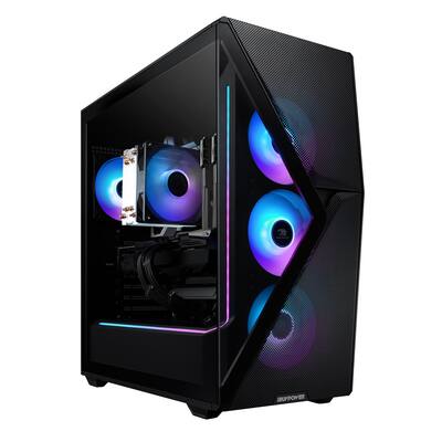 iBUYPOWER Slate MESH Gaming Desktop PC AMD Ryzen 5 5500, NVIDIA iBUYPOWER Slate MESH Gaming Desktop PC AMD Ryzen 5 5500, NVIDIA