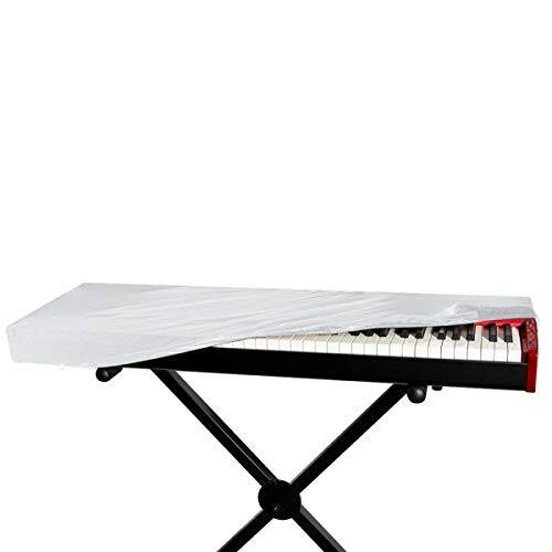 Alt View 5. On Stage Stands - OnStage 61-Key Keyboard Dust Cover, White (KDA7061W) - Black.